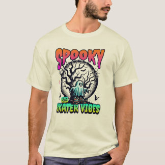 Camiseta Spooky Skater Vibes