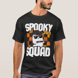 Camiseta Spooky Squad 2025 - Halloween Cowboy Ghost
