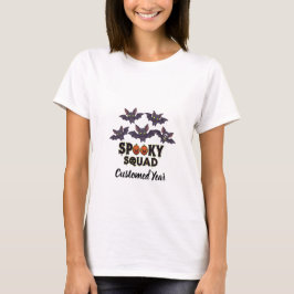 Camiseta Spooky Squad 2025 Halloween Personalizado