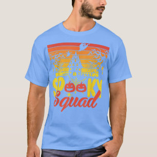 Camiseta Spooky Squad Halloween Haunted House Pumpkin