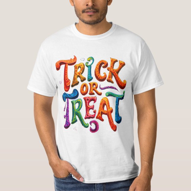 Camiseta Spooky Trick or Treat Shirt V4 (Frente)