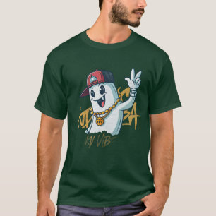 Camiseta Spooky Vibes Apenas Ghost