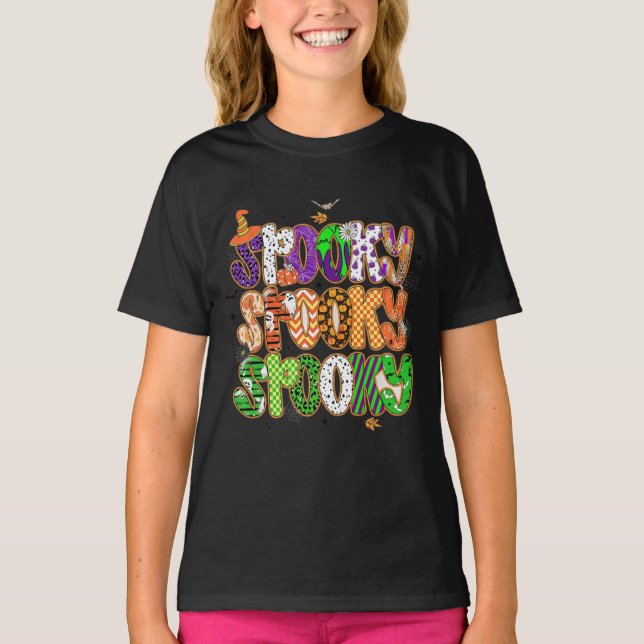 Camiseta Spooky Vibes Galore (Frente)