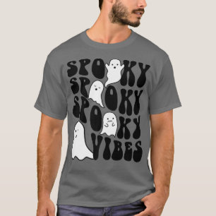 Camiseta Spooky Vibes Groovy Halloween Fantume Spooky