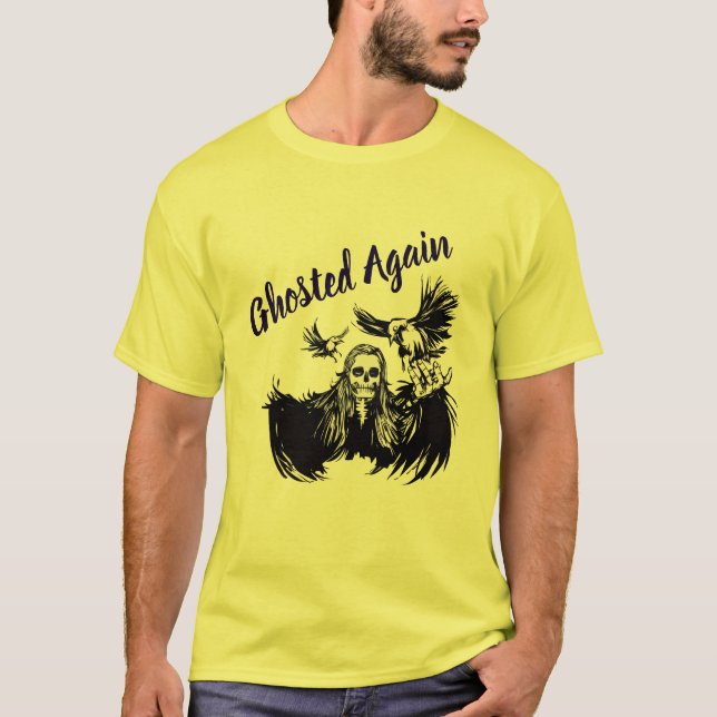 Camiseta Spooky Vibes – Halloween Design Men’s T-Shirt  Des (Frente)