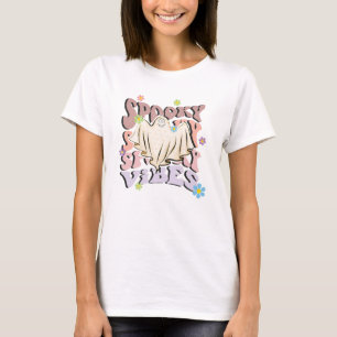 Camiseta Spooky Vibes Retro Halloween