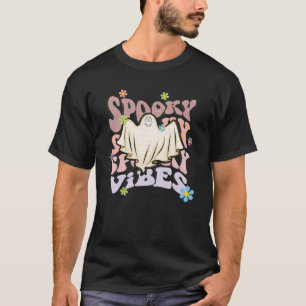 Camiseta Spooky Vibes Retro Halloween