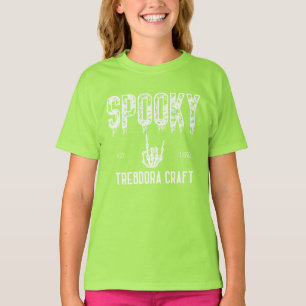 Camiseta Spooky Vibes: Tee Gráfico de Halloween