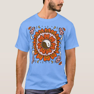 Camiseta Spooky Yin Yang Flower
