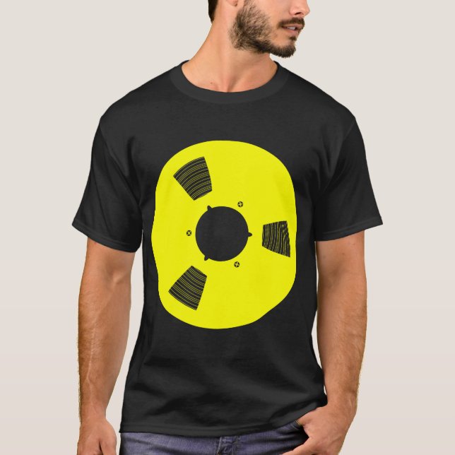 Camiseta Spool de Fitas de Gravação (Frente)