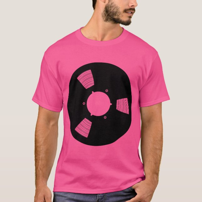Camiseta Spool de Fitas de Gravação (Frente)