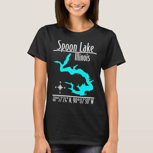 Camiseta Spoon Lake Illinois (Frente)
