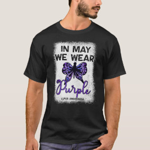Camiseta Spoonie de consciência de Lupus em maio Vestimos B