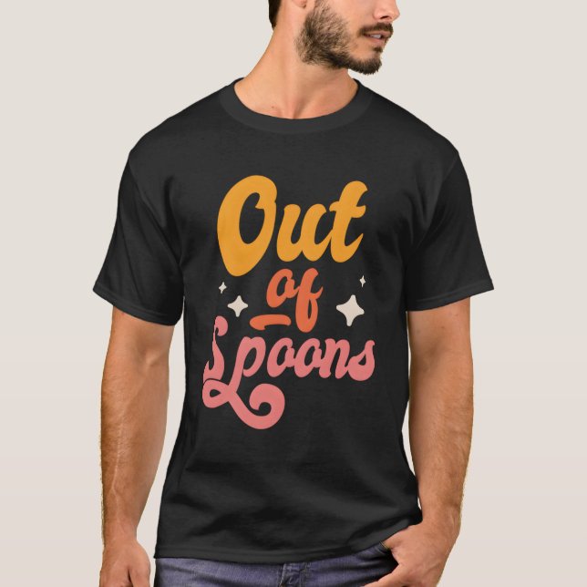 Camiseta Spoonie Fora Das Colheres (Frente)