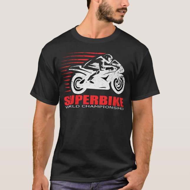Camiseta Sportbike Racing Motorcycle funny (Frente)