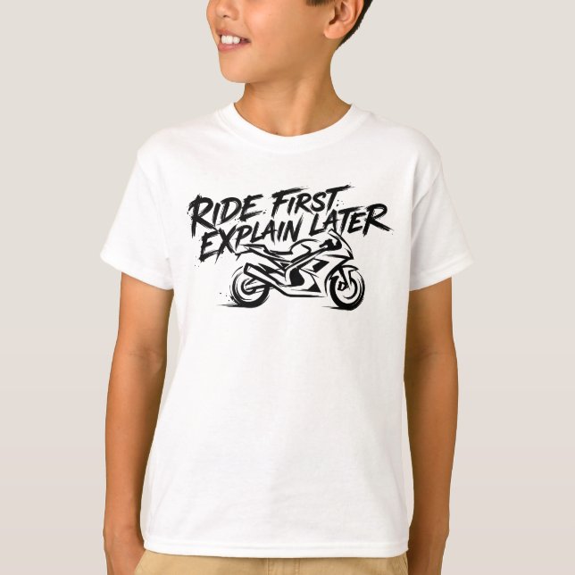 Camiseta Sportbike Rider Action Mentality (Frente)