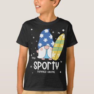 Camiseta Sporty Gnomo Engraçado, Jogo De Verão Para Família