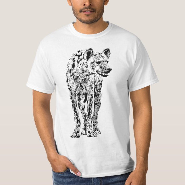 Camiseta Spotted Hyena Wildlife for Hyena Fans  (Frente)