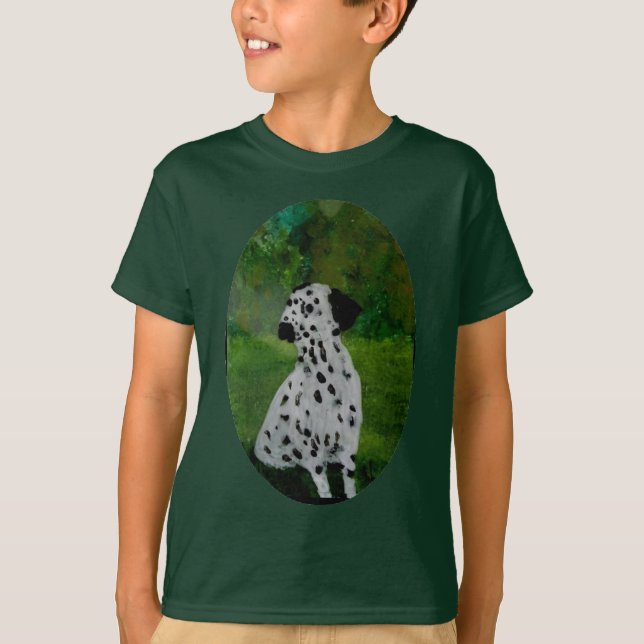 Camiseta Spotty Dog Art Dalmatian (Frente)