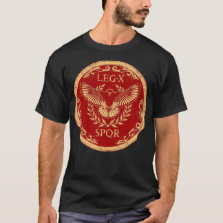 Camiseta SPQR 10th Legion Roman Eagle