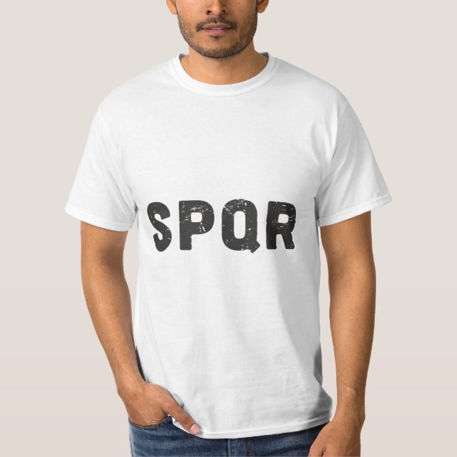 Camiseta SPQR - História da Roma Antiga (Frente)