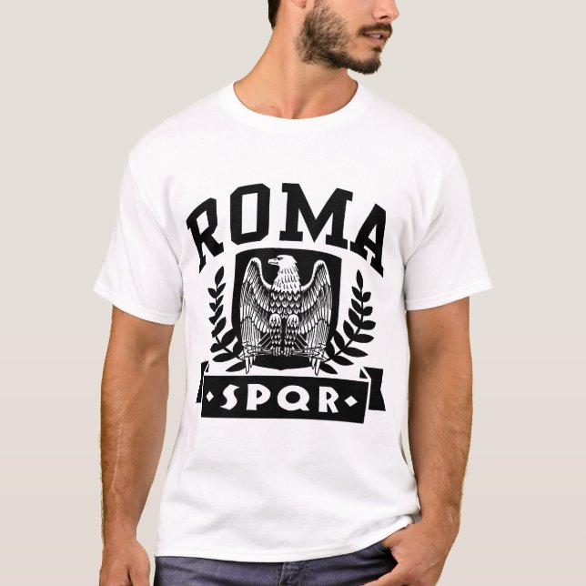 Camiseta SPQR Roma (Frente)
