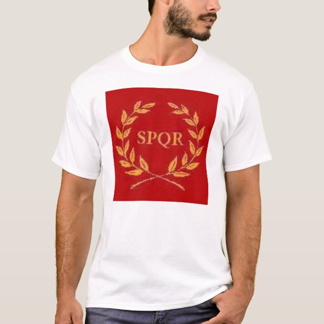 CAMISETA SPQR VERMELHO (Frente)