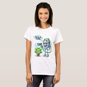 Camiseta Spray & Smile: A alegria de um jardineiro