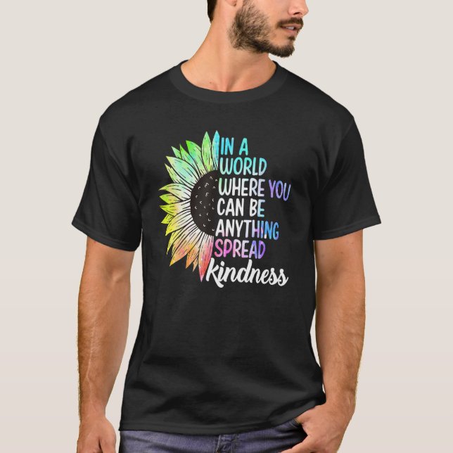 Camiseta Spread Kindness No Bullying Motivational Funny Cho (Frente)