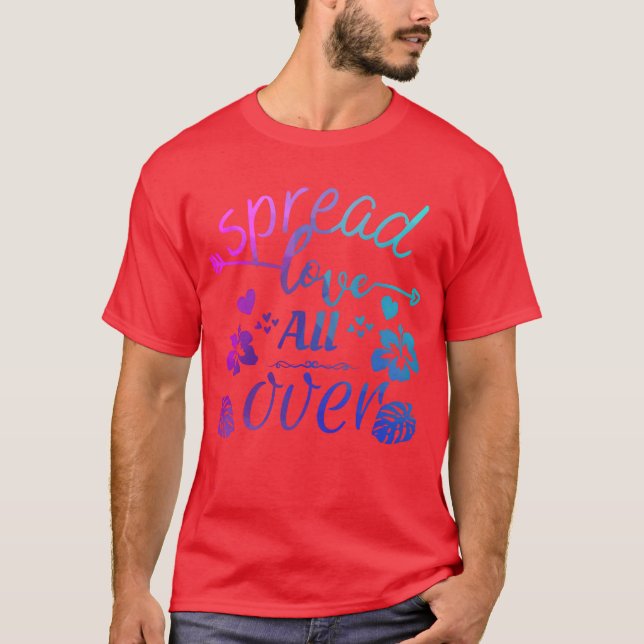 Camiseta Spread love over gift (Frente)