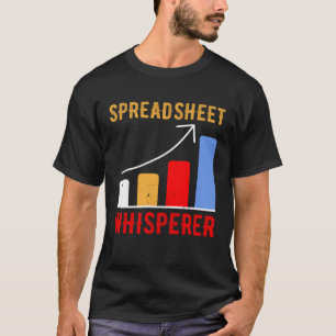 Camiseta Spreadsheet Whisperer Atualiza Estatísticas de Dad