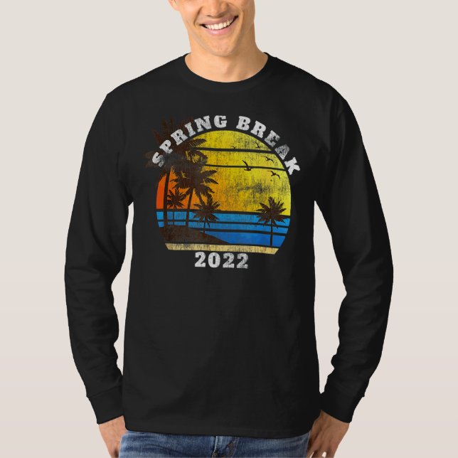 Camiseta Spring Break 2022 Beach Matching Group Party (Frente)