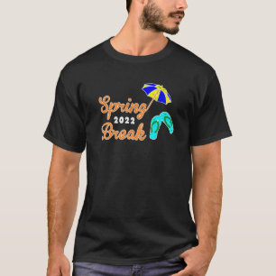 Camiseta Spring Break 2022 Beach Vacation College Retro Gra