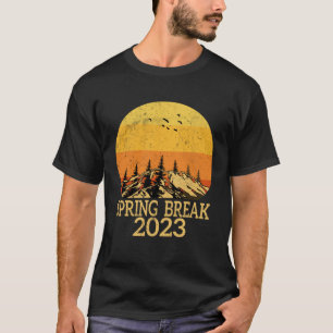 Camiseta Spring Break 2023 Family Spring Break Montagem Sun