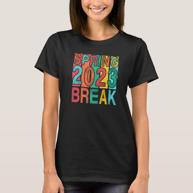 Camiseta Spring Break 2023 Senior Student School Trip Flori (Frente)