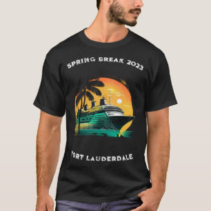 Camiseta Spring Break Cruise Fort Lauderdale Florida 2023