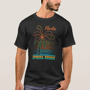 Camiseta Spring Break Florida Sunset Vintage Matando Mulher