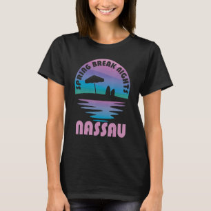 Camiseta Spring Break Nassau Sunset Vintage Matando Mulhere
