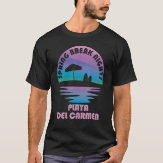 Camiseta Spring Break Playa del Carmen Sunset Vintage Match
