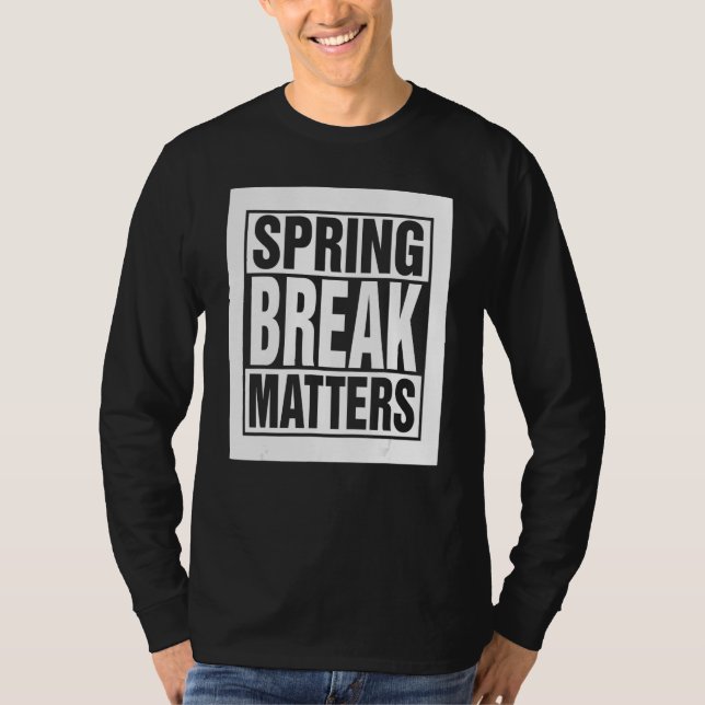 Camiseta Spring Break Senior Class Student School Trip Flor (Frente)