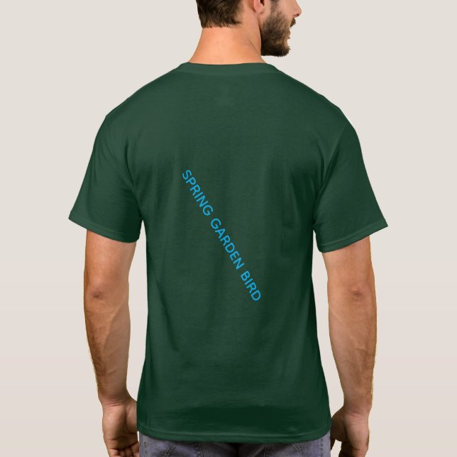 CAMISETA SPRING GARDEN BIRD GTRAPHIC ART (Verso)