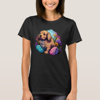 Camiseta Spring into Easter with this cute Dog Illustration