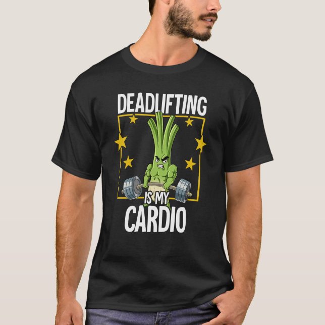Camiseta Spring Onion Gym Weight Training Deadlift  1 (Frente)