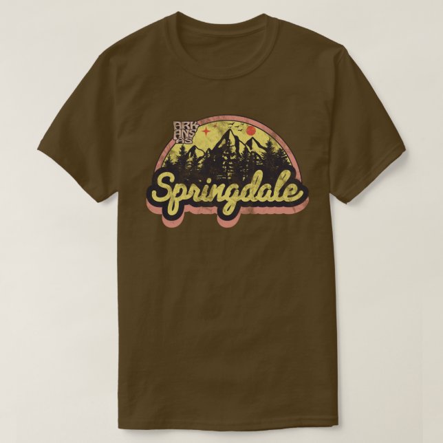 Camiseta Springdale, Arkansas (Frente do Design)