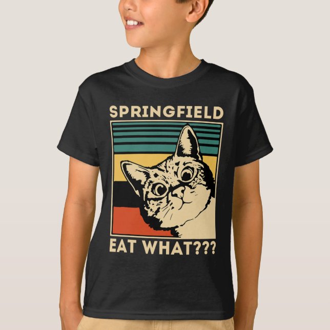 Camiseta Springfield Comam O Que - Eles Estão Comendo Cacho (Frente)