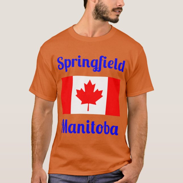 Camiseta Springfield Manitoba Canada Stylish Prints (Frente)