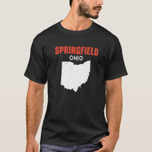 Camiseta SPRINGFIELD Ohio EUA State America Viagem Ohioan