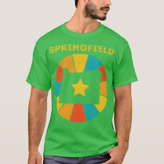 Camiseta Springfield Oregon Vintage - Sovenir 1