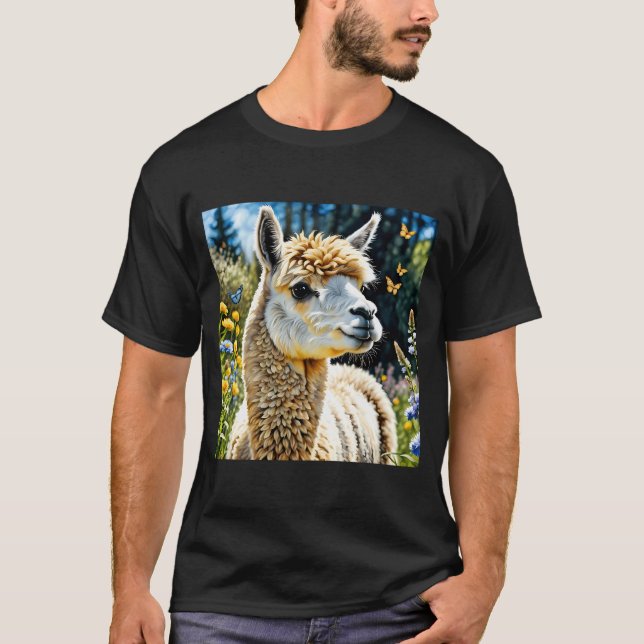 Camiseta Springtime Alpaca (Frente)
