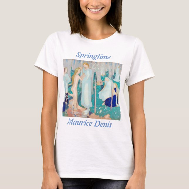 Camiseta Springtime Maurice Denis Art Nouveau T-Shirt (Frente)